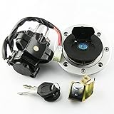 Ignition Switch Lock Key Fuel Gas Cap Key Set for Suzuki SV650 GSXR600 GSXR750 GSXR1000 GSX1400 DL650 DL1000 Ignition Switch Gas Cap