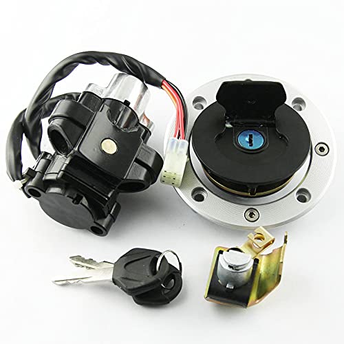 Juego de llaves de bloqueo de interruptor de encendido para Suzuki SV650 GSXR600 GSXR750 GSXR1000 GSX1400 DL650 DL1000 Tapa de gas