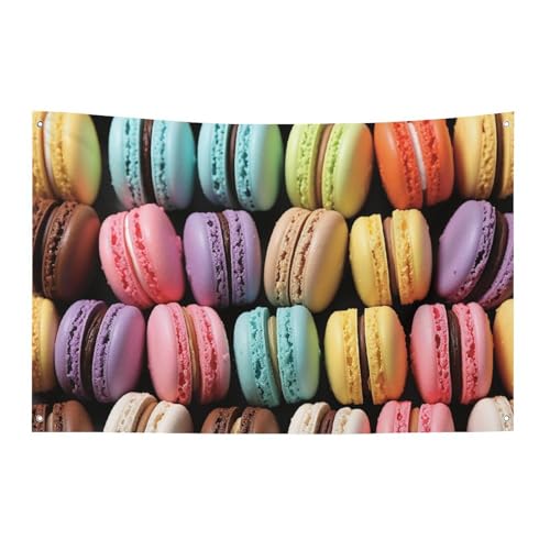 Drapeau de maison macaron extérieur saisonnier pour déco jardin de Noël et Pâques
