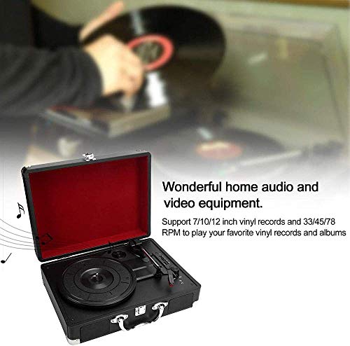 Gramophone Portable Vinyl Record Player Home Turntable Record Player for 7/10/12 inch Vinyl Records USB/Memory… - Les Beatles, Paul McCartney, John Lennon, RIngo Starr, George Harrison Gramophone Portable Vinyl Record Player Home Turntable Record Player for 7/10/12 inch Vinyl Records USB/Memory… – Image 3