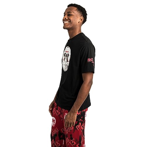 Bioworld Friday The 13th Jason Mask Men's 2-Pack Pajama Set4