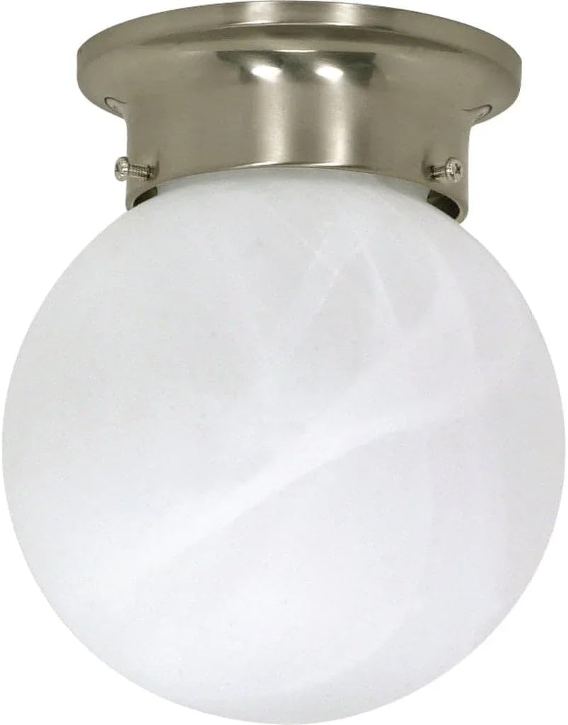 Nuvo 60/247 6-Inch Ball Old Bronze with White Glass