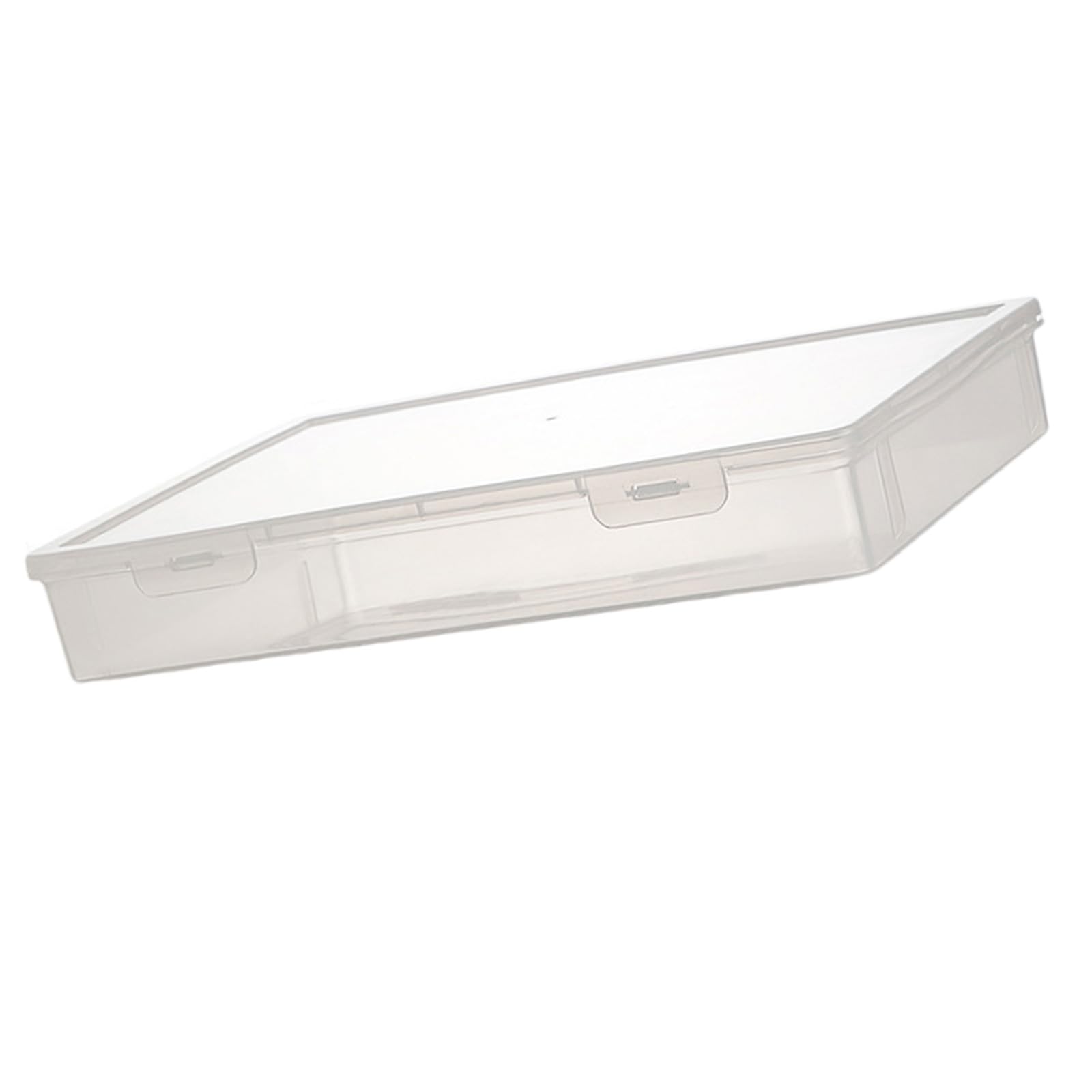 Bbajszx Stackable File Storage Box Water Resistant Clear Document Organiser Case Container for Documents Certificates Notebook Document Organiser Box