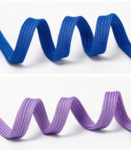Image of Sechunk Flat Shoelace set of 2 pairs 29 Colors 12 lengths Shoe Lace For Sneakers
