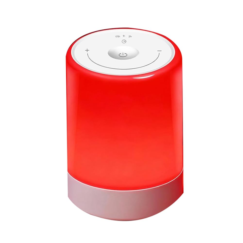 Hndhbfgrt Sleep Aid Function Red Light Therapy Sleep, Touch Type 670nm Wavelength Red Night Light and Sunlight Lamp