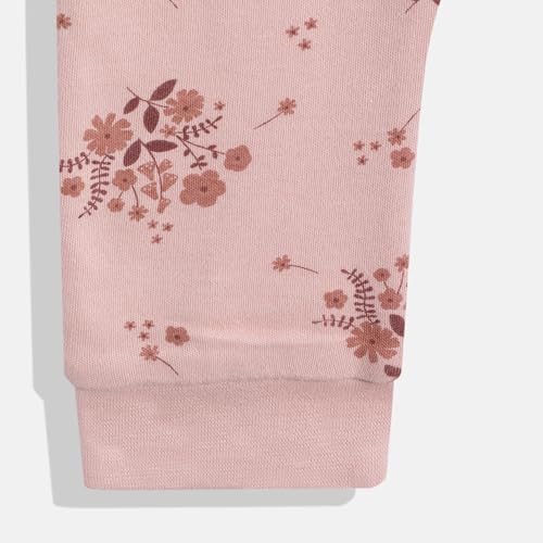 Image of Mothercare Baby Romper Sleepsuit Autumn Print Full Sleeve Pink