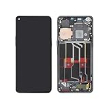 Mobilte TM Compatibile con Schermo Completo Nero Oppo Find X5 Pro (con Telaio)
