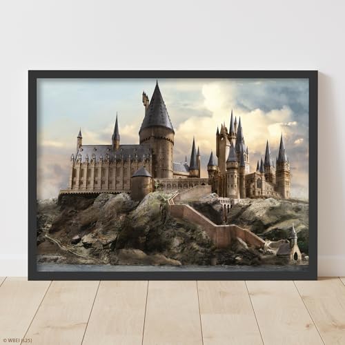 Image of Harry Potter Print - Hogwarts Castle Day Time Poster Wall Art (29.7cm x 42cm - A3)