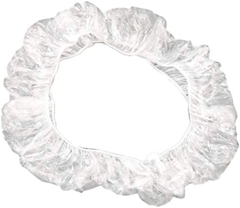 BESPORTBLE 500PCS Disposable Car Steering Wheel Cover Plastic Elastic Pull Handle Sleeve Protector Cover for Car Auto (White)