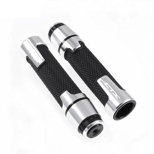 Poignées personnalisées moto CTX 700 finition argent alu 22mm