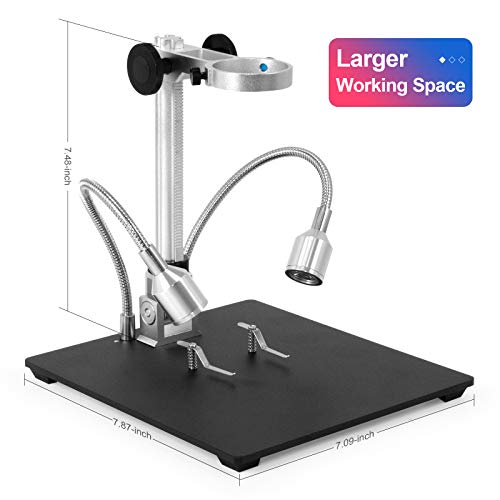 Image of Andonstar 10.1'' WiFi HDMI Digital Microscope AD409, 1080P Long Object Distance PCB Soldering Microscope for Electronics Repair, Support PC Connection to Measure