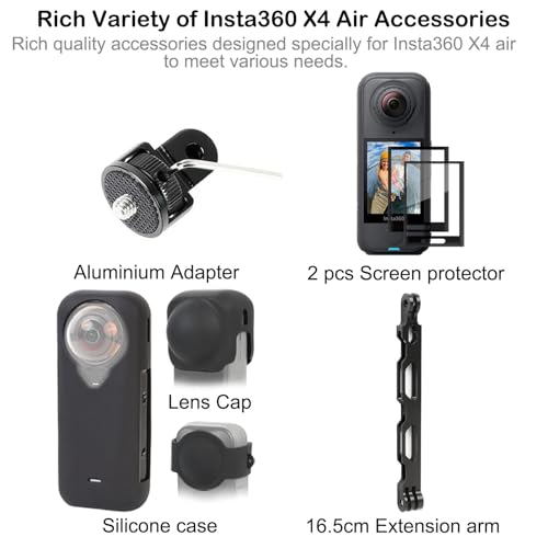 Étui de transport pour Insta360 X4 et ses fixations de corps robustes - 7