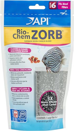 API BIO-CHEM ZORB SIZE 6 Aquarium Canister Filter Filtration Pouch 1-Count Bag