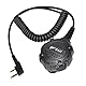 HYS Walkie Talkie Handheld Speaker Micrphone, 2 Pin Shoulder Mic Compatible for Baofeng UV-5R 5RA 5REPLUS Kenwood Two Way Radio Accessories