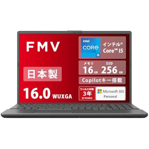 xm m[gp\R { FMV Note A WA3-K3 (MS 365 Personal/CopilotL[/Win 11/16.0^/Core i5/16GB/SSD 256GB/X[p[}`hCu) AZ_WA3K3_Z924
