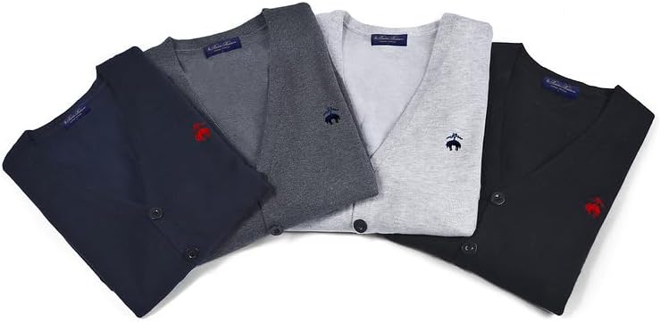 ['ブルックスブラザーズ]長袖シャツセーター、ユニセックスプラスサイズあり、柔らかく快適、シンプルでファッショナブル、秋、冬