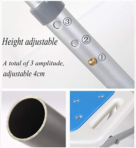 Nivok Bath Stools,Shower Stool Foldable Shower Stool For Bathroom - Height Adjustable | Shower/Bathing Bench For Disabled Or Pregnant Women Bathroomniture With Lightweight Aluminum Alloy Frame/Without #TOP4