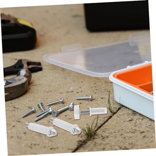 Kit de herrajes para puerta bifold jojofuny 1 set, conjunto de riel para puerta corrediza con instalación fácil y piezas de repuesto para puertas corredizas y de bolsillo miniatura 6
