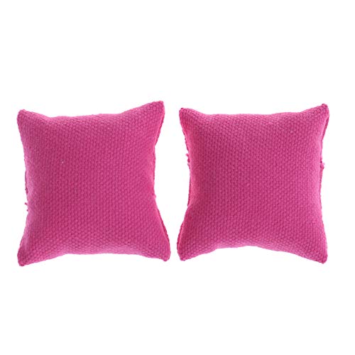 6PCS Miniature Doll Furniture Dollhouse Pillow Cushions Set Mini Furniture Model Toy 1/12 Dollhouse Miniature Doll Decoration Accessory for Dollhouse