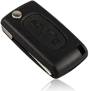 Chave Canivete Compatível com Peugeot 2 Botões 307 308 407 607 c/Emblema e Lâmina