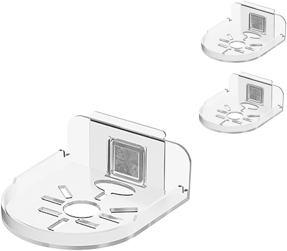 3pcs Camera Floating Shelf Wall Organizer (Clear)