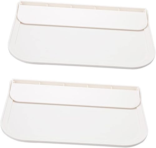 2 estantes flotantes plegables montados en la pared con fuerte capacidad de carga para cocina, baño, dormitorio, almacenamiento y organización