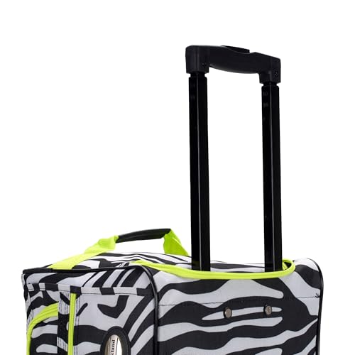 Image of Rockland Rolling Duffel Bag, Black, 22 inch