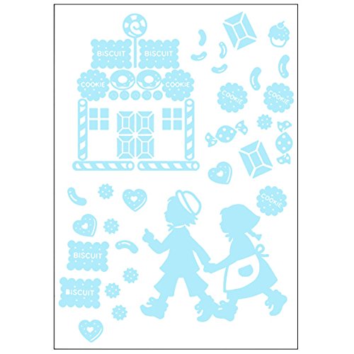 ハウスジーダ ウォールステッカー ヘンデルとグレーテル ブルー FWS-118