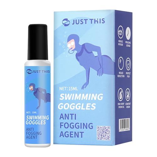 Antibeschlagspender – 15 ml Brillenspray | Optische Lösung aus rizinusol – Super-Antibeschlag-Langanhaltender Conditioner für Schwimm-, Ski- und Sportbrillen, mild, sicher und einfach anzuwenden