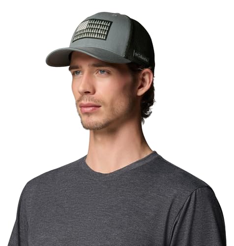 Image of Columbia Unisex Adult PFG Logo Mesh Ball Cap