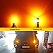 PHINLION 3200 Lumens 7506 2396 1156 Amber Yellow LED Blinker Bulb Super Bright P21W 1156A 1156NA LED Bulbs for Car Truck Motorcycle Turn Signal Lights