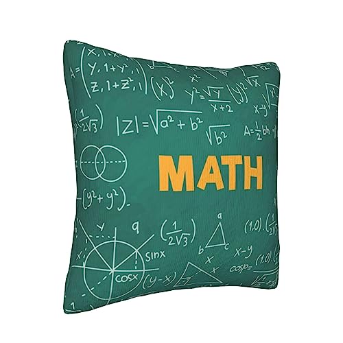 Housse de coussin formules et formes 45x45 cm pour décoration de canapé