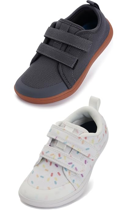 W81K and W8K8 Canvas Wide Toddler Shoes- Lightweight Comfy Breathable - Main Image