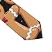VAFZASC Ties for Men Boys Wedding Dance Prom, Fashion Skinny Neck Tie Xmas Gingerbread Have A Sweet Christmas
