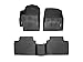 WeatherTech Custom Fit FloorLiners for Hyundai Elantra, Elantra N - 1st & 2nd Row (441652-1-2), Black