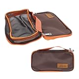 Borsa per posate da viaggio, leggera e portatile, per le tue esigenze di cucina all'aperto (marrone)