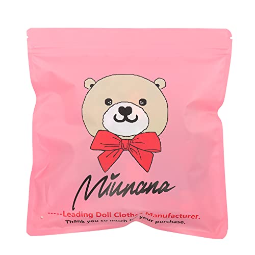 Miunana Abito Vestito Stampa Maialino per 36 CM