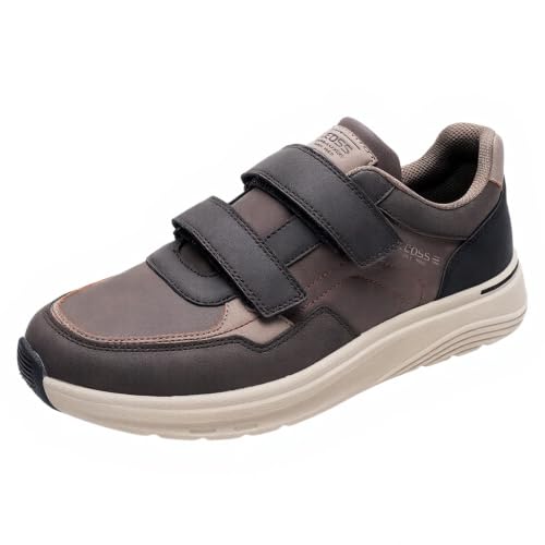 Imagen de LEOSS ORIGINAL Zapatillas de hombre con cierre de Zapatillas de correr amortiguadas Zapatillas deportivas ligeras Zapatillas de deporte transpirables Zapatillas de running de carretera Zapatos
