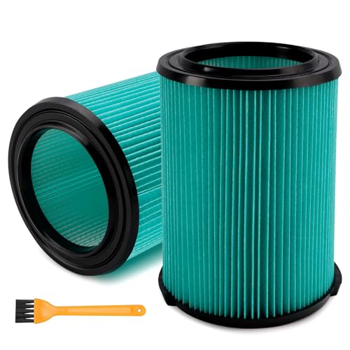 2 Pack VF6000 Replacement Filter, Standard Wet/Dry Vac Filter VF6000 Compatible with RIDGID Vacs Wet Dry 5-20 Gal & 6-9 Gal Husky Vacuum, Replacement VF6000 Filter -  FilterEra, M-AO-VF