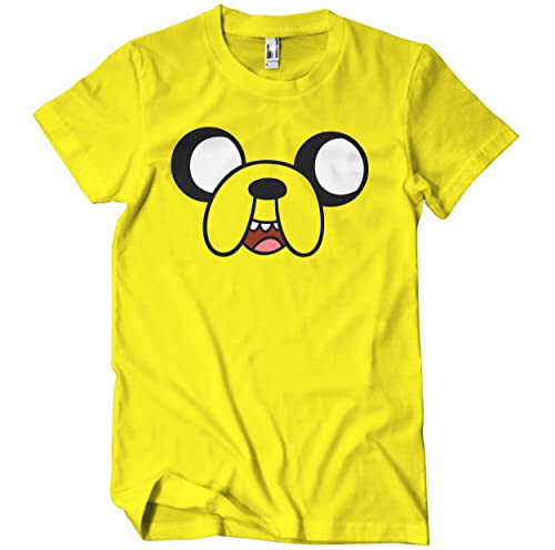 Image of Adventure Time Officially Licensed Jake The Dog Mens T-Shirt (Yellow), Medium