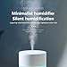 KIXZSAZ Humidificador profesional recargable con reducción de ruido Imagen de KIXZSAZ Humidificador profesional recargable con reducción de ruido