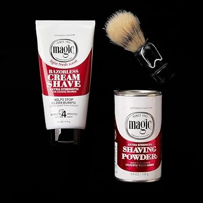 Magic Razorless Cream Shave Extra Strength 6 Ounce (Pack of 6)