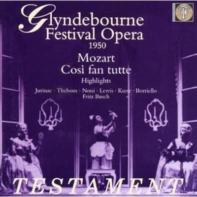 Mozart: Cos&igrave; fan tutte