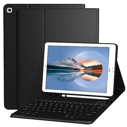 Coque iPad 10.2 avec clavier magnétique pour taper du texte facilement sans ordinateur