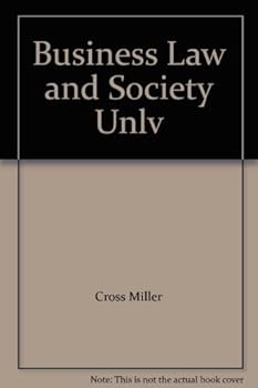 Paperback Business Law and Society Unlv Book