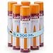 Produktbild UNILITE Butan Feuerzeuggas - 6 x 300 ml - mit je 6 x Adapter - Gaskartusche zum Nachfüllen von Gasfeuerzeug, Küchenbrenner, Flammbierer, Stabfeuerzeug, Sturmfeuerzeug & Co.  Nachfüllgas Feuerzeug