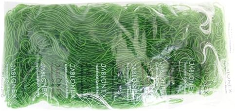 Czech Glass Seed Beads 13/0 (1.7mm Diameter) Transparent Medium Green Strung DIY Jewelry Making Beads - 500g Bulk Bag by Preciosa (Jablonex)