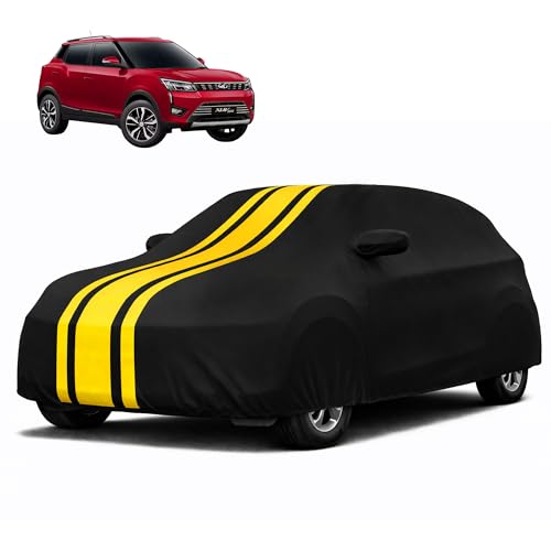 Image of Autofy Car Cover Waterproof CARIZMA for Mahindra XUV300 [Year 2019 Onwards] - XUV300 Car Cover Dust & UV Protection XUV300 Car Body Cover with Mirror Pocket Soft Cotton Lining