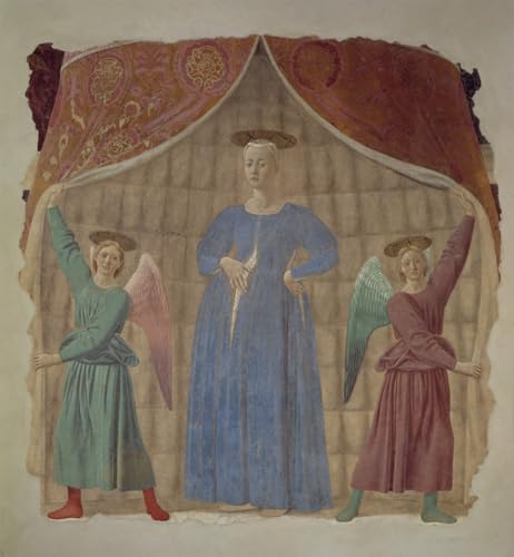 Affiche La Dame Del Parto Piero Della Francesca impression sur toile salon 60x90cm