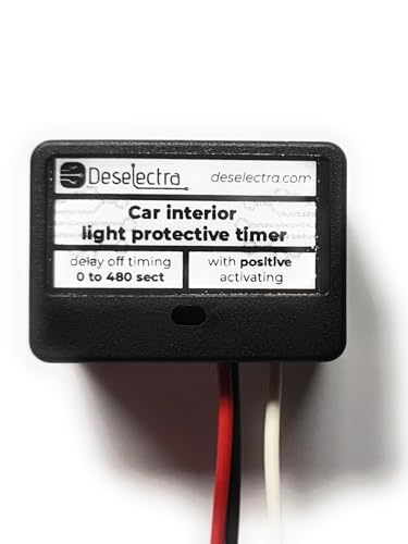 Positive car Dome Interior Light Switch Timer Prevent Battery Drain delay Off 0-480s